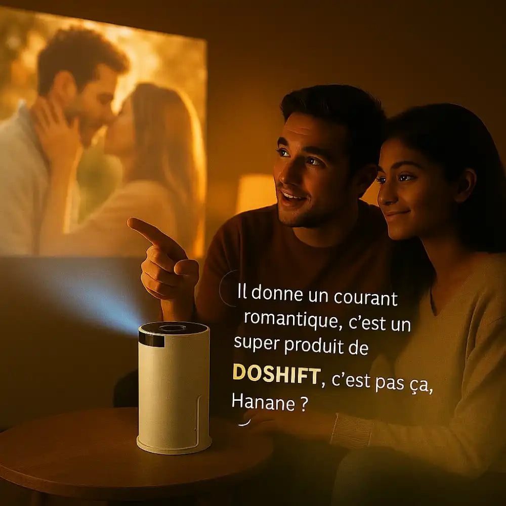 Mini Projecteur Portable Ultra HD – Haute Définition avec Android 14